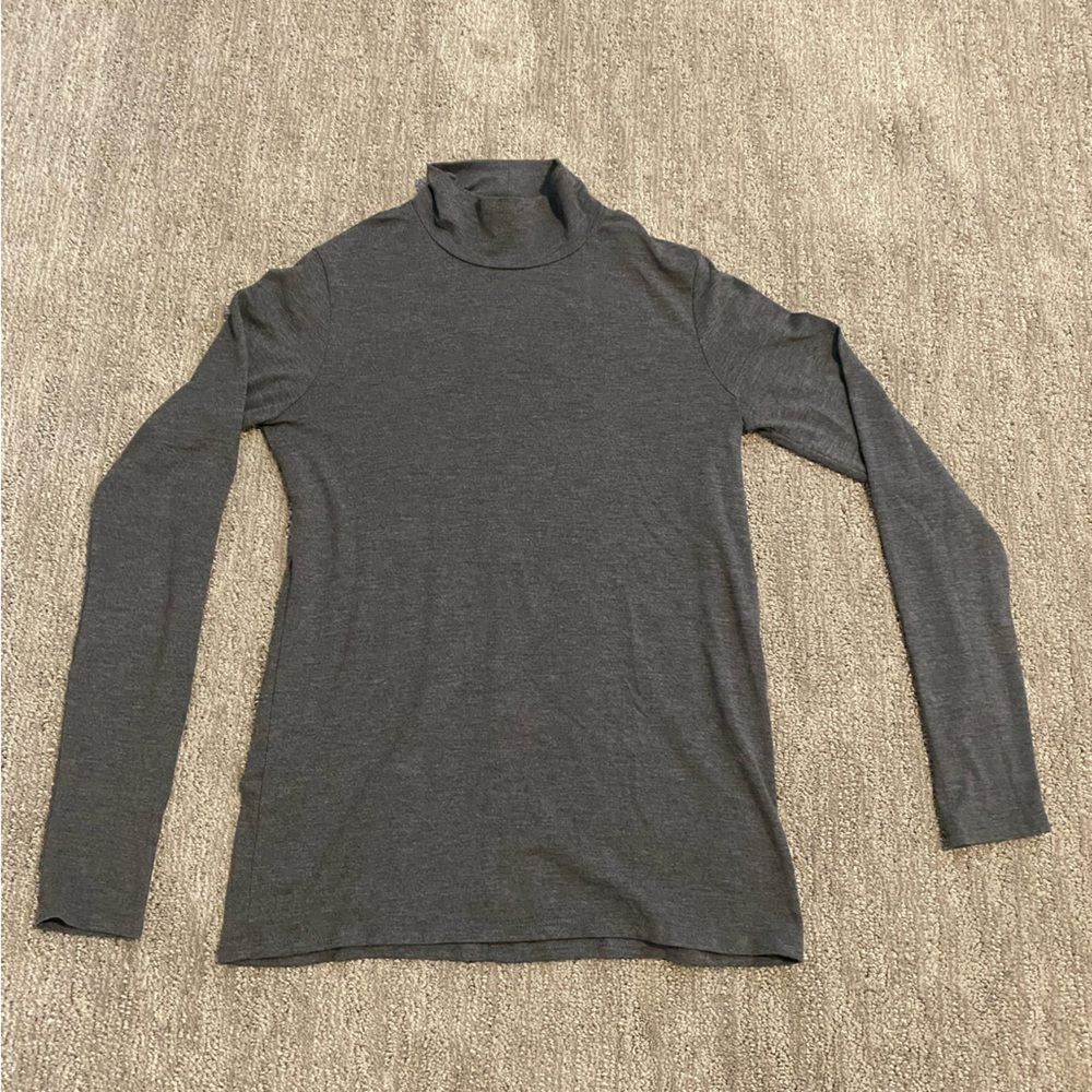 Gray Turtleneck | Banana Republic
